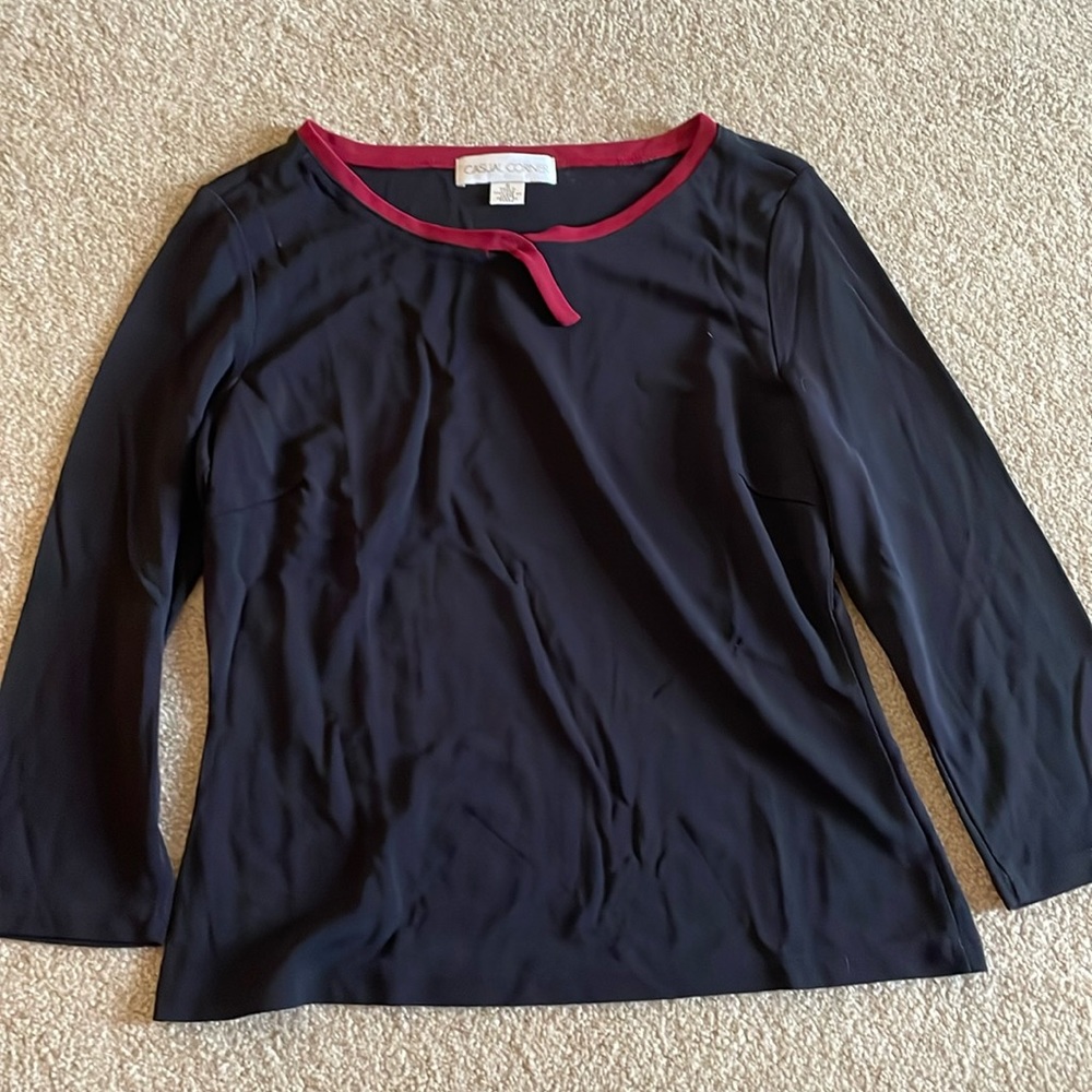 Women’s Black Long Sleeve Shirt